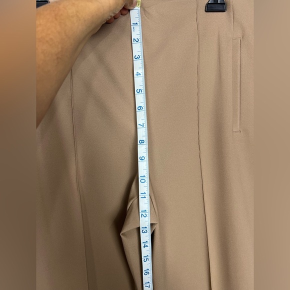 RAchel Zoe Tan Dress Pants high waisted size 14 - Picture 6 of 10